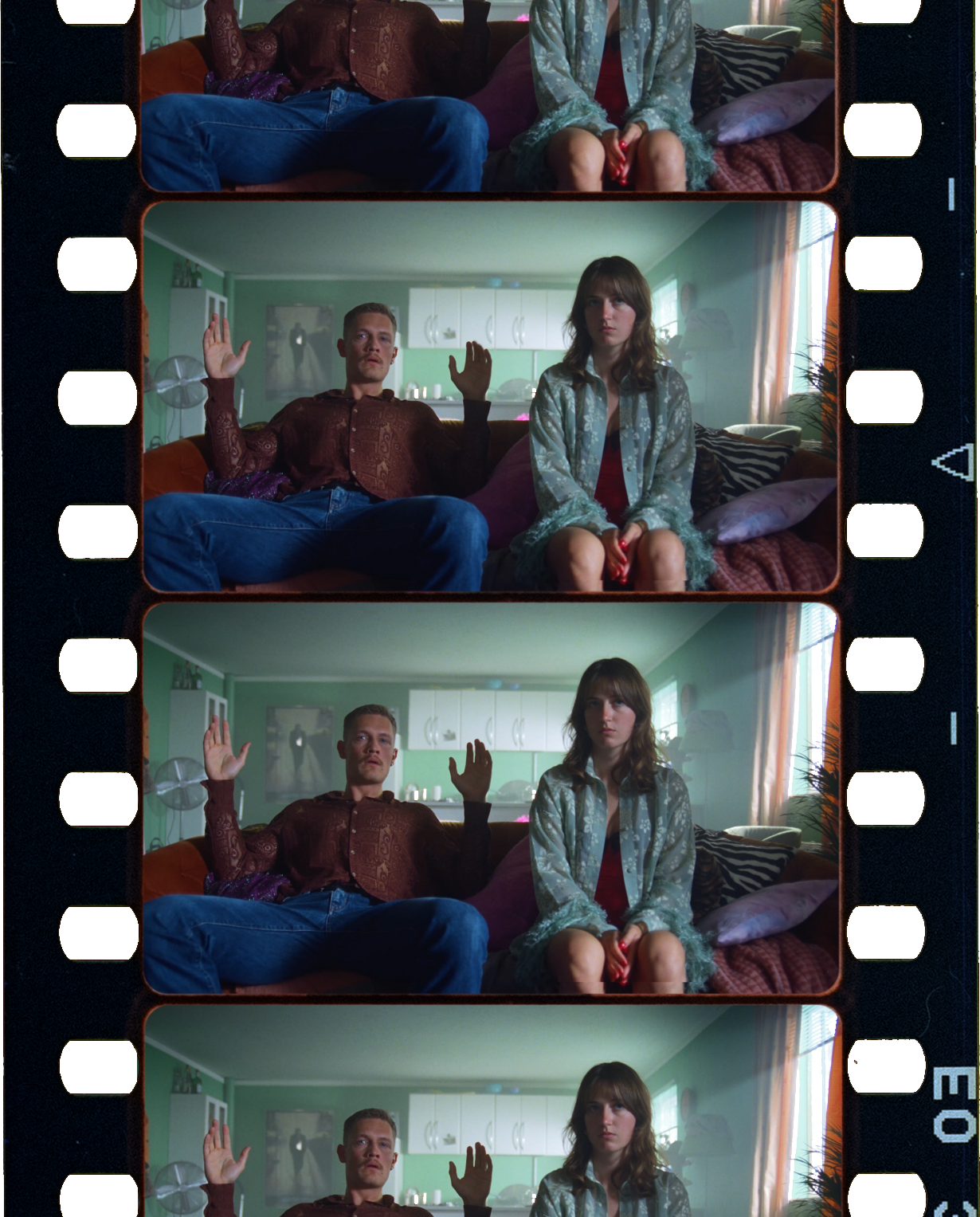 35mm film strip from Intet Vover